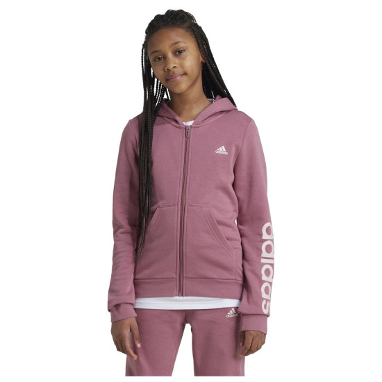 Adidas Παιδική ζακέτα Essentials Linear Logo Full-Zip Hoodie